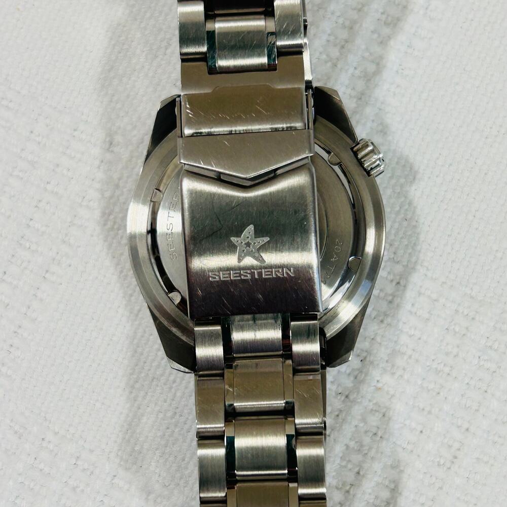 Men's Blue and Silver Watch - Picture 7 of 12